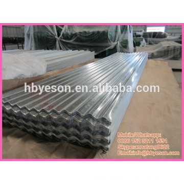 Gauge 26 Hot dip galvanized cold rolled steel roofing sheet